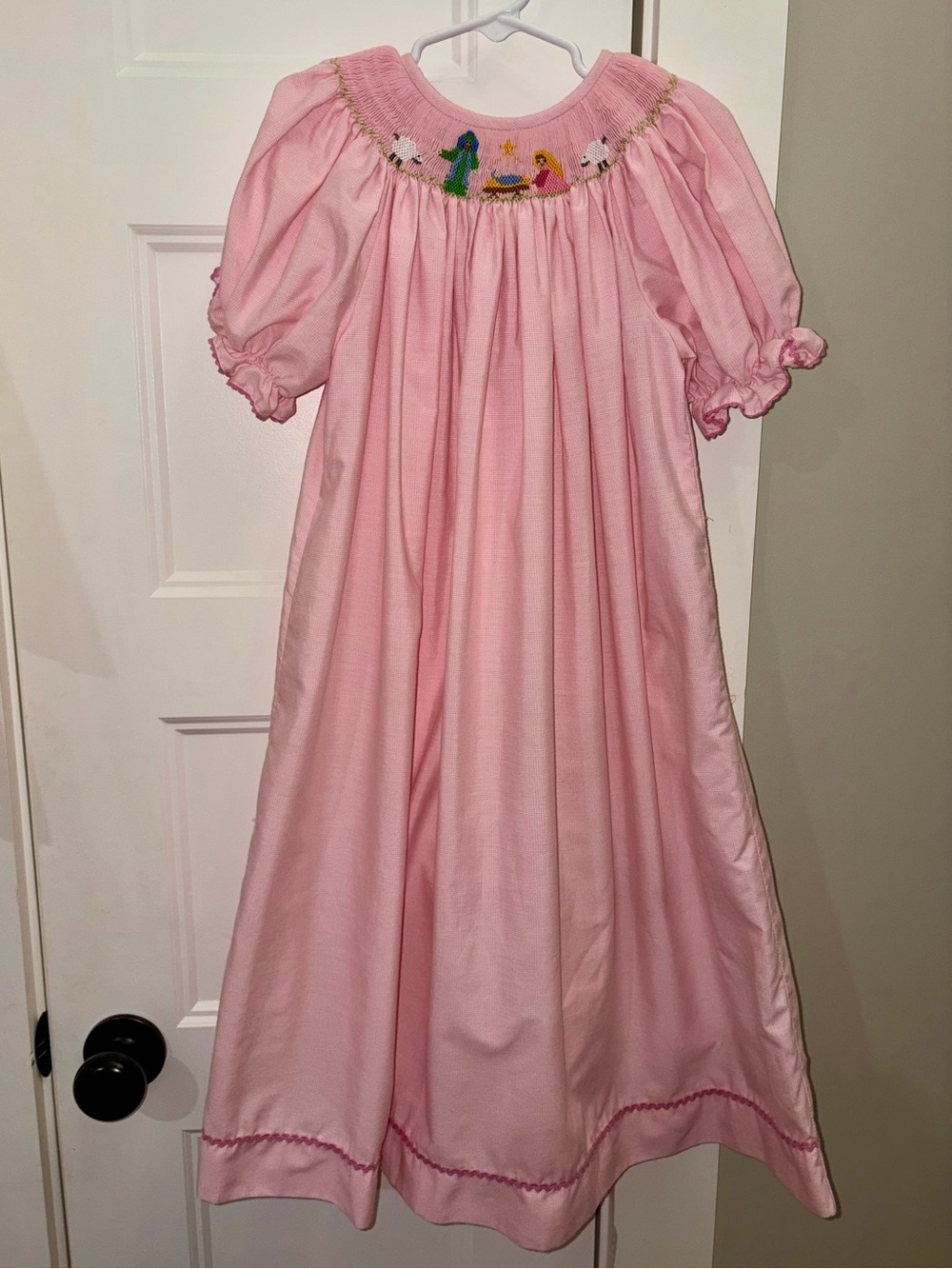 Southern Sunshine Kids- Pink Smocked Girls' Dress
